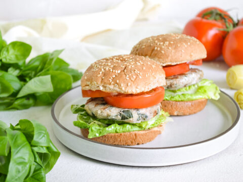 Basil Turkey Burger